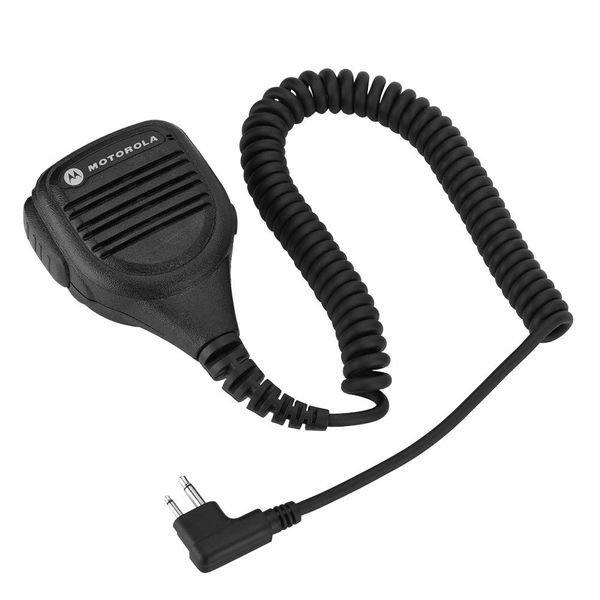 FOSA 3.5mm Headphone Jack Speaker mic,Portable Handheld Walkie Talkie Radio Microphone Waterproof Dustproof with Steel Belt Clip for GP88S,GP2000,GP88,GP3688,Note The Supported Models