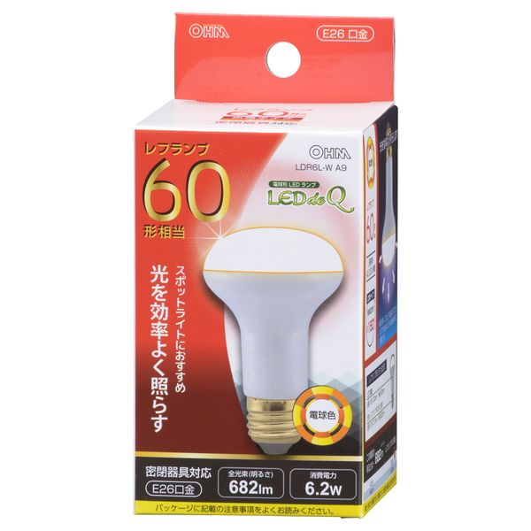 LED Bulb SLR Lamp Shape 60 形相 This E26 Bulb Color [Number] 06 - 0771 ldr6l - W A9