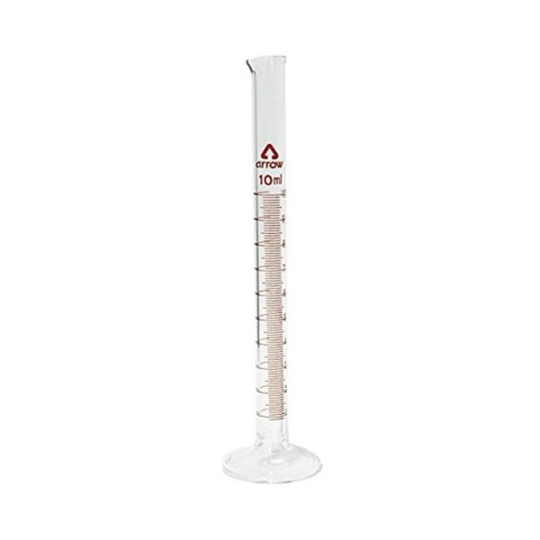 Graduated cylinder (hard glass) 0.3 fl oz (10 ml) /6-231-02