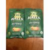 Halls Defense ASSORTED CITRUS Immune System Support Cough Drops 60 Drops 2 PACK