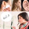 10 PCS Self Ear Piercing Kit - Painless Ear Piercing Gun With Studs (White)