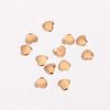 SHAREYDVA Metal Heart Studs 30P Pink Gold