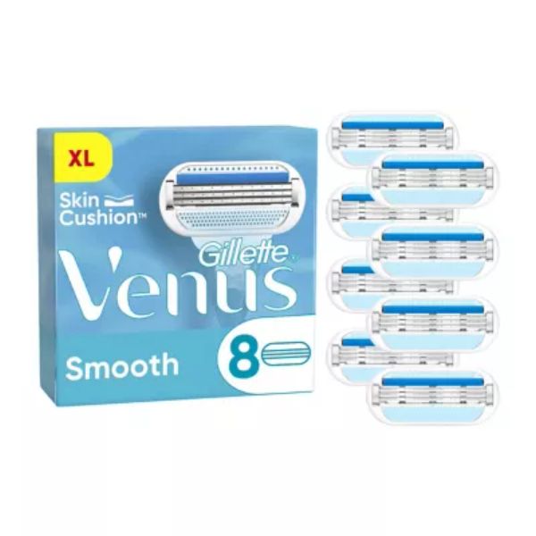 Venus Smooth Razor Blades, 8 pack