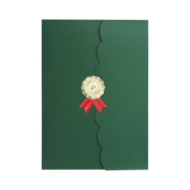 Certificates File, A4, Trifold, Appreciation Card, Diploma, Certificate, Set of 5, Protected Square, For Both Vertical and Horizontal Use, Diploma, Diploma, Present, Diploma, Foil-Stamping, Certificate Holder, Certificate Cover, Award Ceremony, Award Cere