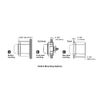 Blue Sea Systems 6010 m-Series Battery Switch Dual Circuit, Red