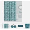 Lavender and Sage Swirl 16-Pc. Bathroom Accessory Sets - Light Blue