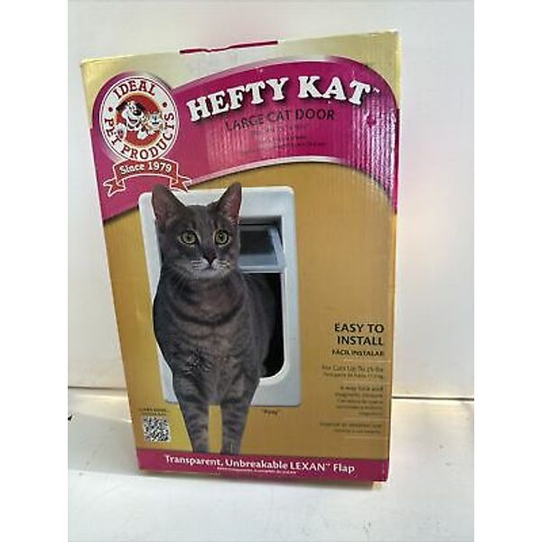 Ideal Pet Product Hefty Cat /Small Dog Door 7.5" x 10.5" Rigid Flap Pet Door