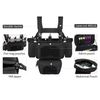 PIKEON Tactical Chest Mini Rig 1000D Quick Release Multifunctional Tactical Vest Outdoor with Multi-Pockets (Mud)