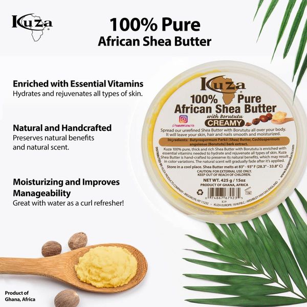 Kuza 100% african Shea butter Solid