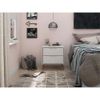 Pemberly Row 2-Drawer Mid-Century Engineered Wood Nightstand in White