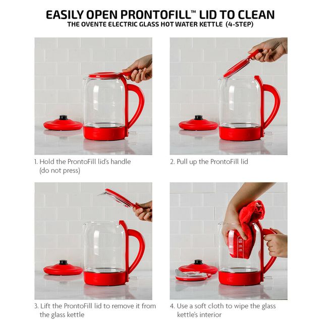 electric glass hot water kettle with