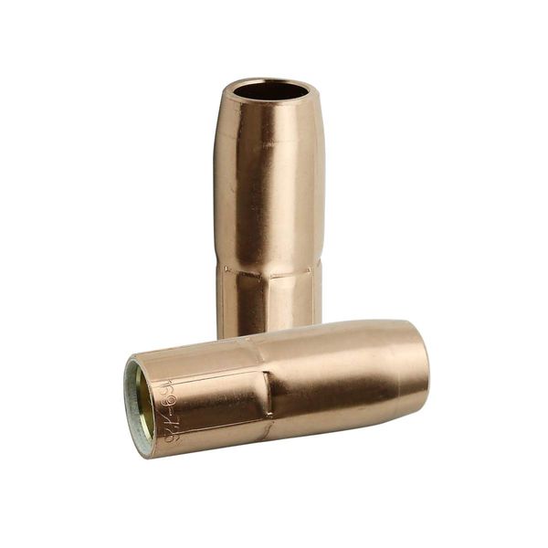 WeldingCity 2-pk Gas Nozzle 169-726 169726 5/8" Flush Tip for Miller Millermatic M-25 M-40 and Hobart MIG Welding Guns