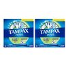 Tampax Pearl Plastic Super Absorbency, Unscented Tampons, 36 Count - Pack of 2 (72 Count Total)