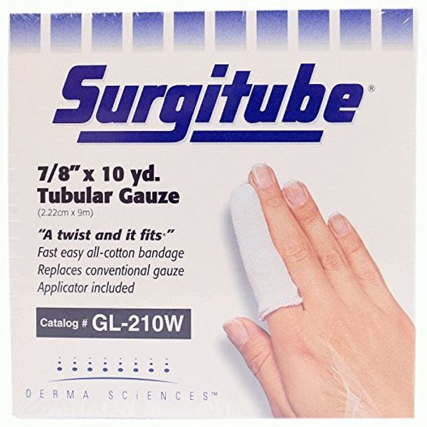 YIDERBO Pregnancy Test Accessories - 7/8" x 10 Yards Tubular Dressing Gauze, White