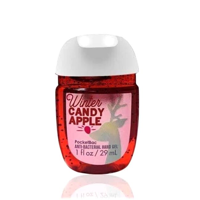 Bath & Body Works PocketBac Hand Gel Sanitizer Reindeer Winter Candy Apple