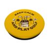 Golfer's Relaxation Keep Calm und Golfdesign PopSockets mit austauschbarem PopGrip