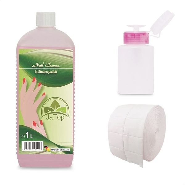 JaTop Nail Cleaner 1000 ml – Special Nail Cleaner for Nail Modelling – Quick & Easy to Clean Nails – Easy to Clean & Degrease – Sweat Layer Remover – Best Quality