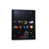 Music Themed 20 Pockets Plastic Folder Display Book Soft Cover - Music Instruments Design