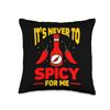 Salsa Hot Sauce Spicy Funny Throw Pillow