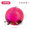 NUOBESTY Mini Hat Hair Clip Mini Top Hat Small Hat Hairpin for Tea or Cocktail Party Cosplay, 12pcs (Random Color)