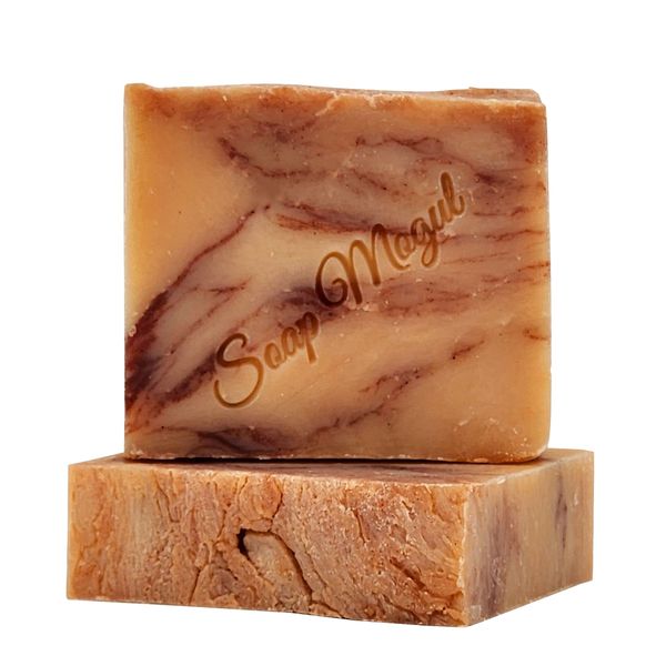 Soap Mogul All Natural Bar Soap for Men with Zero Grit, Cedar Citrus, Organic Coconut Oil, for dry and skin face. Great gift for your Husband, Dad, Brother, Boyfriend, 4.7oz