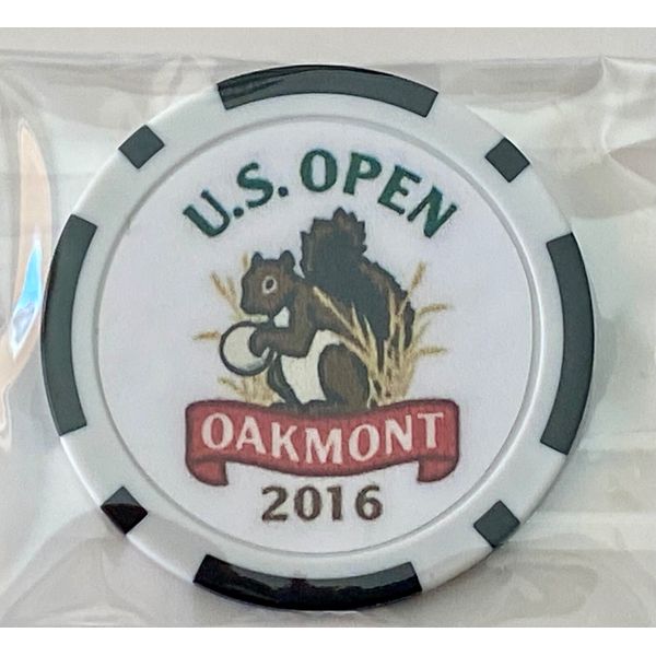 U.S. OPEN - 2016 - Oakmont - Clay Poker Chip -Golf Ball Marker