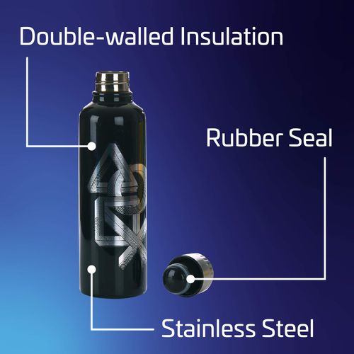 PlayStation Metal Water Bottle - 480ml Stainless Steel - Officially Licensed Product