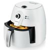Ovente Electric Air Fryer with 3.2 Quart Nonstick Frying Basket White FAM21302W