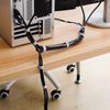 Yesmin 5M Adjustable Cable Strap,1.5cm Wide,Freely Cut Length,Reusable Nylon Fixing Strap-Grey
