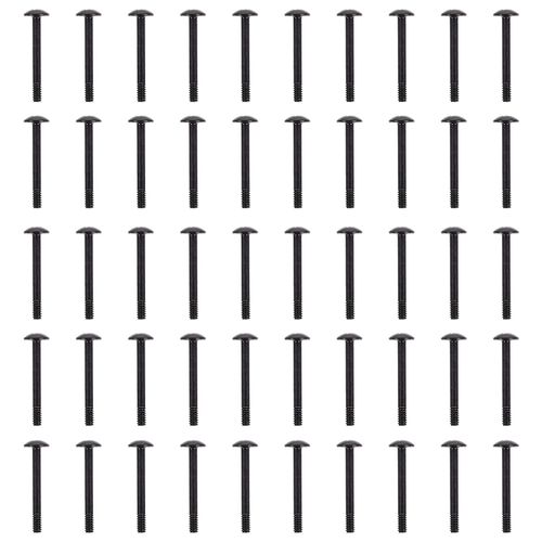 50pcs Computer Case Fan Screws Long Self-tapping Round Head Screws for Cooling Fan Installation and Easy to Use for Personal Professional Use