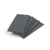LEGO 10 x Plate 8 x 16 Dark Bluish Gray
