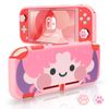 DLseego Protective Case Compatible with Switch Lite,Soft Slim Protective Cover Shell with Thumb Grip Caps,Shockproof Protective Shell for Switch Lite,Cute Girl