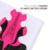 100pcs Nail Forms for Nail Extension UV Builder Gel nail forms, Paper Tray Nail Art Accessories