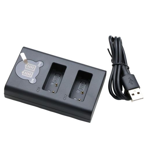ZBLZGP LP-E17 Dual USB Camera Battery Charger Station with LCD Display, Overcharge Protection,for R10/R50/R100/RP/850D/800D/200D/M5/M6 Mark II Cameras‌