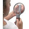 Carson LED Lighted Hands-Free or Handheld Split Handle 2x Magnifier with 3.5x Spot Lens