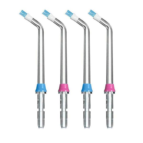 Plaque Seeker Replacement Tips Compatible With Waterpik Water Flossers and Other Brand Oral Irrigators, Water Flosser Tip Replacement, Plaque Remove Brisles Tips(4-Pack)