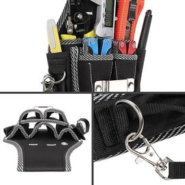 New Electrician Waist Tool Belt Pouch Bag Screwdriver Kit Repair Tool  Holder Leather - AliExpress