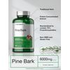 Horbäach Pine Bark Extract | 6000 mg | 180 Capsules | Standardized to Contain 75% Proanthocyanidins | Non-GMO, Gluten Free Supplement | High Potency