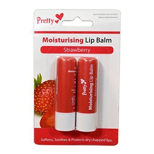PRETTY Lip Balm Twin Pack-Strawberry