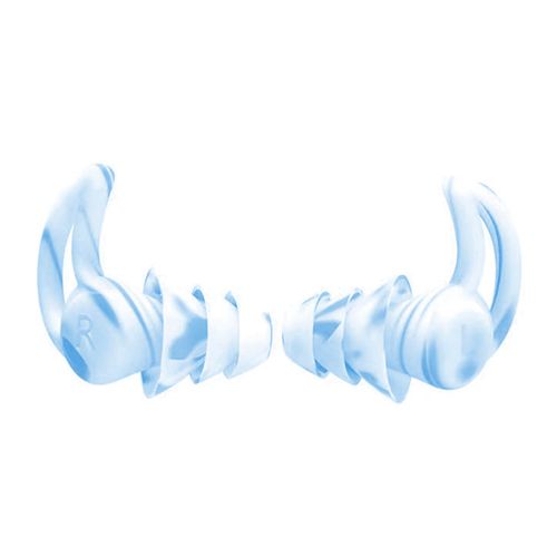 Aurora&Stars Noise Cancelling Ear Plugs Swimming Accessories Ergonomic Ear Plugs Swimming Unisex Silicone Earplugs Learning Sleeping Earplugs Waterproof Swimming Earplugs (Blue, One Size)