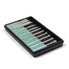 ToolTreaux Diamond Coated Cutting Burrs Set Assorted Rotary Tools 12pc 150 Grit