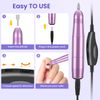 Electric Nail Files, Professional Nail Drill for Acrylic Nails Gel, Electric Nail Drill 20000 RPM, Adjustable Speed E File for Nails, Electric Manicure Pedicure Kit Gifts for Beginner Girl Women Mum