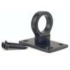 RopeServices UK 32mm Powder Coated Black Decking Rope Eye Plate, Deck Post End Fixing Post Fitting