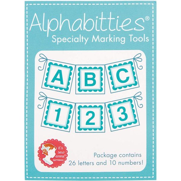 Blue Alphabitties Specialty Marking Tools by It's Sew Emma ISE707