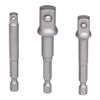 KS Tools 514.1105 Socket adaptor set, 3 pcs, 1/4"