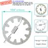 Zhairdalstar 24W LED Flush Mount Ceiling Fan Ring Light Kit Replacement,Retrofit LED Light Engine Panel,4500K Natural Light