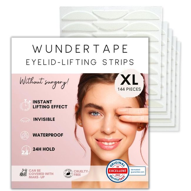 WUNDERTAPE Eyelid lifting strips size XL, 144 pcs.