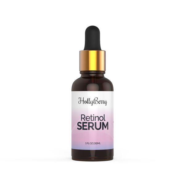 Retinol Serum - Hyaluronic Acid - Reduced Wrinkles - Fine Lines - Acne - Hydrate Brighten your look Safe for Sensitive Skin 30ml Hollyberry Cosmetics - Anti ageing