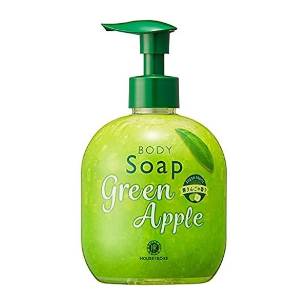 House of Rose GA Body Soap, Green Apple Scent, 10.1 fl oz (300 ml), Gift, Women's