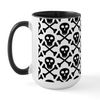 CafePress Funny Skull 15 oz (444 ml) Ceramic Coffee Mug